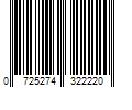 Barcode Image for UPC code 0725274322220