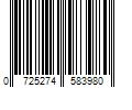 Barcode Image for UPC code 0725274583980