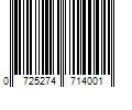 Barcode Image for UPC code 0725274714001