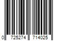 Barcode Image for UPC code 0725274714025