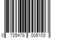 Barcode Image for UPC code 0725478005103