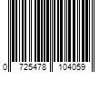 Barcode Image for UPC code 0725478104059