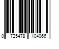 Barcode Image for UPC code 0725478104066. Product Name: RealTruck AVS 09-18 Dodge RAM 1500 Crew Cab Ventvisor Outside Mount Window Deflectors 4pc - Smoke