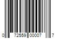 Barcode Image for UPC code 072559000077