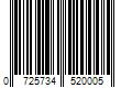 Barcode Image for UPC code 0725734520005