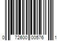 Barcode Image for UPC code 072600005761