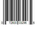 Barcode Image for UPC code 072600032965