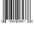 Barcode Image for UPC code 072600065376