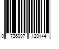 Barcode Image for UPC code 0726007120144