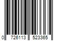 Barcode Image for UPC code 0726113523365