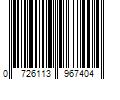 Barcode Image for UPC code 0726113967404