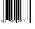 Barcode Image for UPC code 072613451111