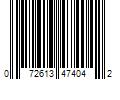 Barcode Image for UPC code 072613474042