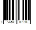 Barcode Image for UPC code 0726189081509