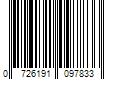 Barcode Image for UPC code 0726191097833