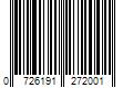 Barcode Image for UPC code 0726191272001