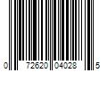 Barcode Image for UPC code 072620040285