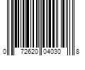 Barcode Image for UPC code 072620040308