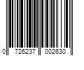 Barcode Image for UPC code 0726237002630