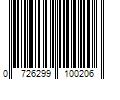 Barcode Image for UPC code 0726299100206