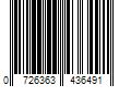 Barcode Image for UPC code 0726363436491