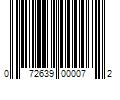 Barcode Image for UPC code 072639000072