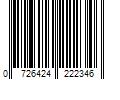 Barcode Image for UPC code 0726424222346