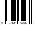 Barcode Image for UPC code 072651000067