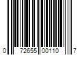 Barcode Image for UPC code 072655001107