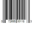 Barcode Image for UPC code 072655001183