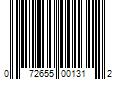 Barcode Image for UPC code 072655001312