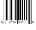 Barcode Image for UPC code 072657000078