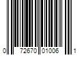 Barcode Image for UPC code 072670010061