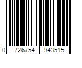 Barcode Image for UPC code 0726754943515