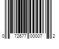 Barcode Image for UPC code 072677000072