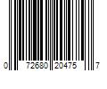 Barcode Image for UPC code 072680204757