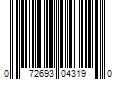 Barcode Image for UPC code 072693043190