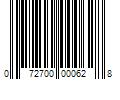 Barcode Image for UPC code 072700000628