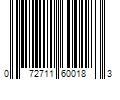 Barcode Image for UPC code 072711600183