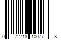 Barcode Image for UPC code 072718100778