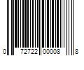 Barcode Image for UPC code 072722000088. Product Name: 