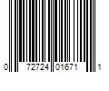 Barcode Image for UPC code 072724016711