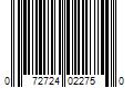 Barcode Image for UPC code 072724022750