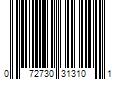 Barcode Image for UPC code 072730313101