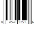 Barcode Image for UPC code 072740182216