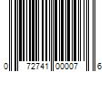 Barcode Image for UPC code 072741000076