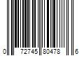 Barcode Image for UPC code 072745804786