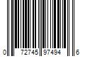 Barcode Image for UPC code 072745974946