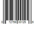 Barcode Image for UPC code 072759001256