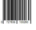 Barcode Image for UPC code 0727638100260